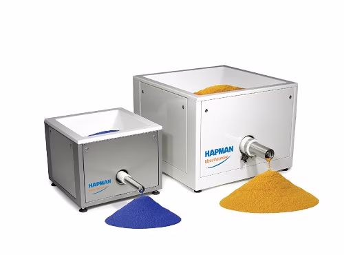 Bulk material handling screw feeder for industrial powder processing