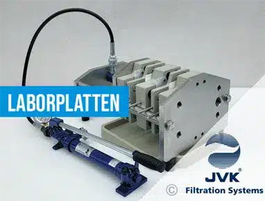 JVK lab scale filter press for mining and mineral processing R&D